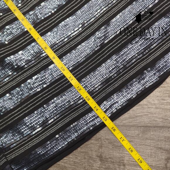 Express Sequin Mini Skirt Size 8 - Picture 4 of 5